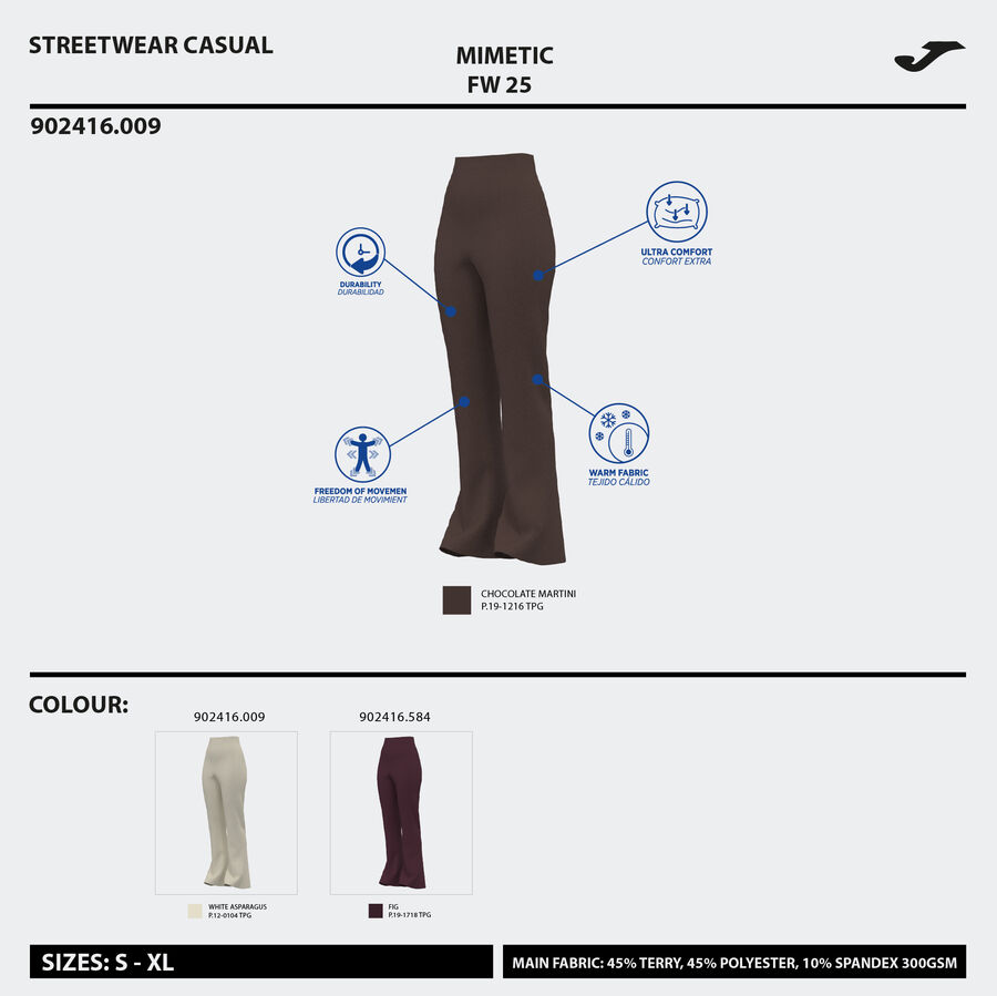 PANTAL&Oacute;N LARGO MIMETIC