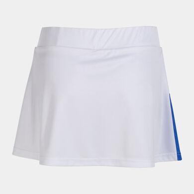 Skirt woman Montreal white royal blue