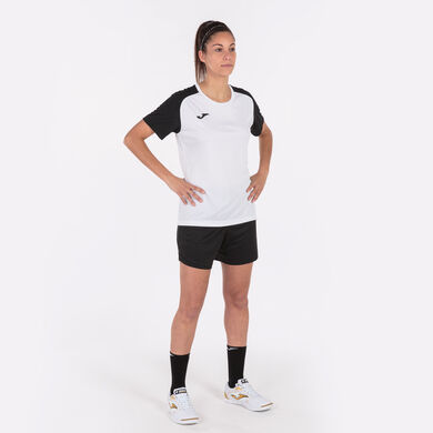 Shirt short sleeve woman Academy IV white black