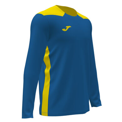 Camiseta manga larga hombre Championship VI royal amarillo