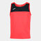 Camiseta sin mangas hombre Race coral negro