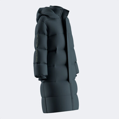 Anorak woman Mimetic blue