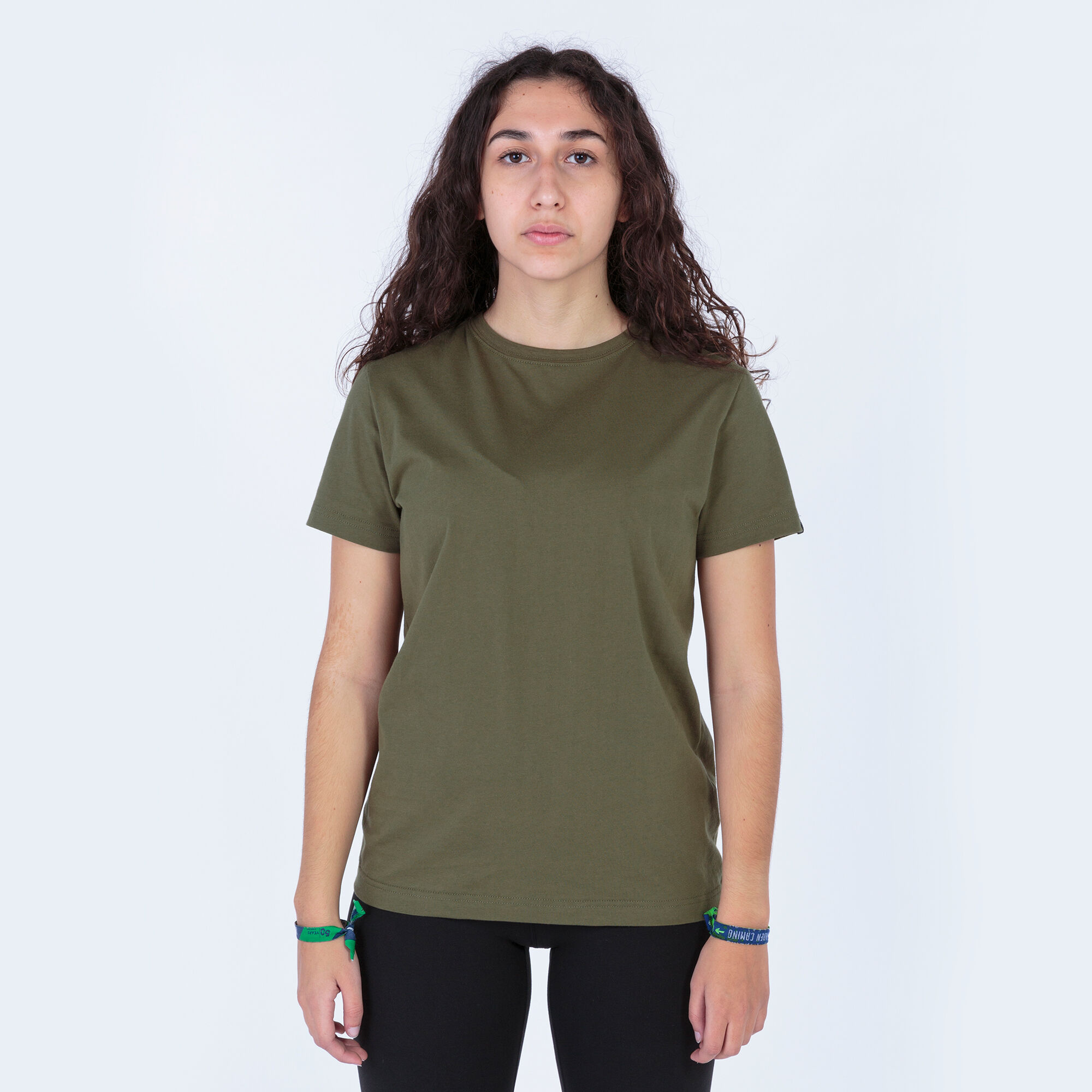 Koszulka z krótkim rękawem kobiety Desert khaki