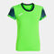 Camiseta manga corta mujer Elite XI verde flúor marino