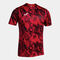 Maglia a manica corta uomo Lion rosso nero