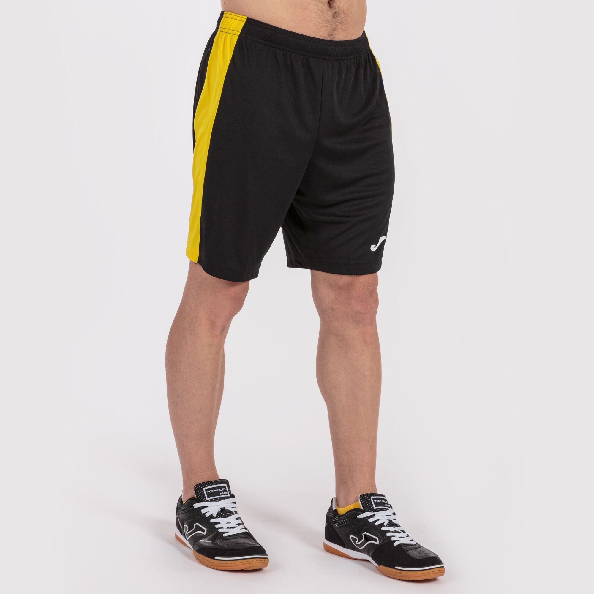 Short homme Maxi noir jaune