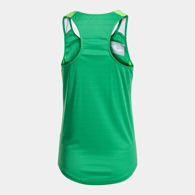 Koszulka bez rękaw&oacute;w kobiety Montreal zielony fluorescencyjny zielony
