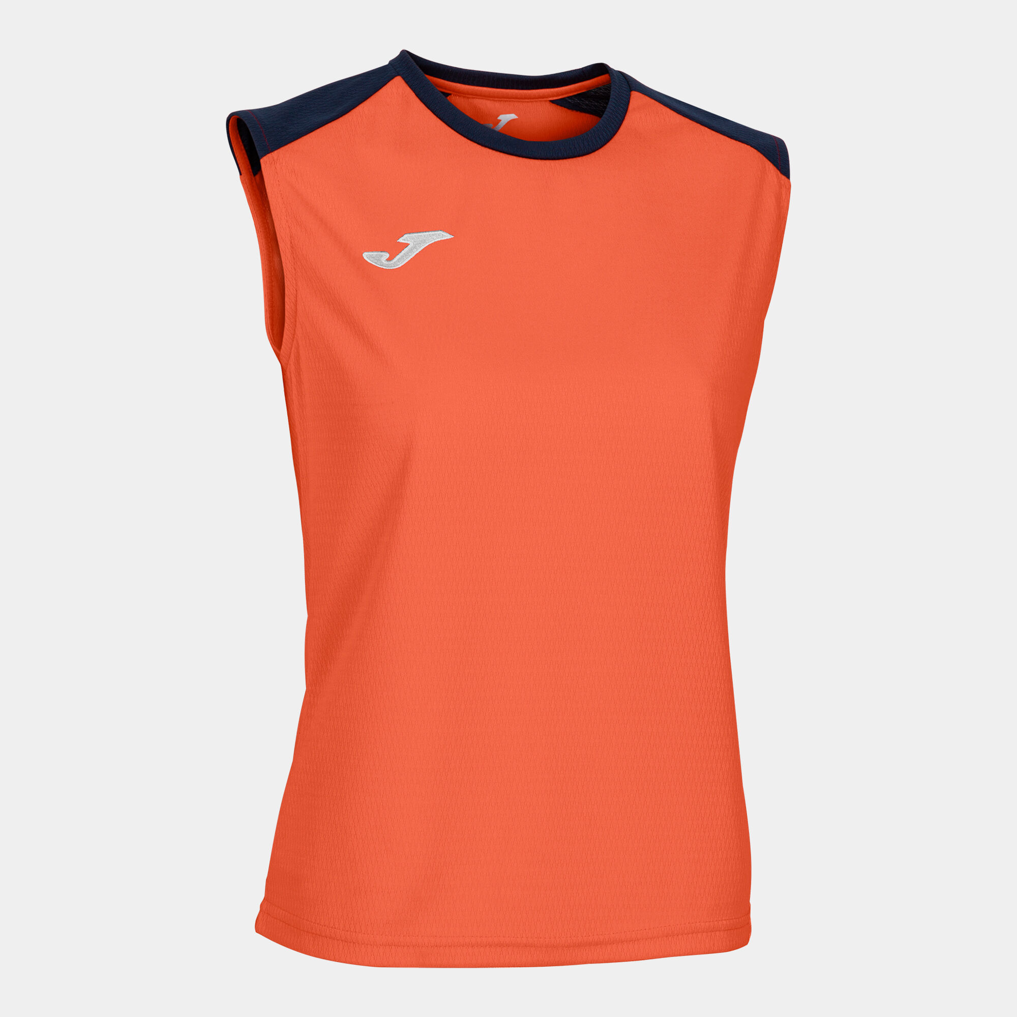 Schulterriemen-shirt frau Eco Championship neon-orange marineblau