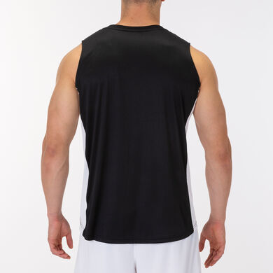 Camiseta sin mangas hombre Cancha III negro blanco
