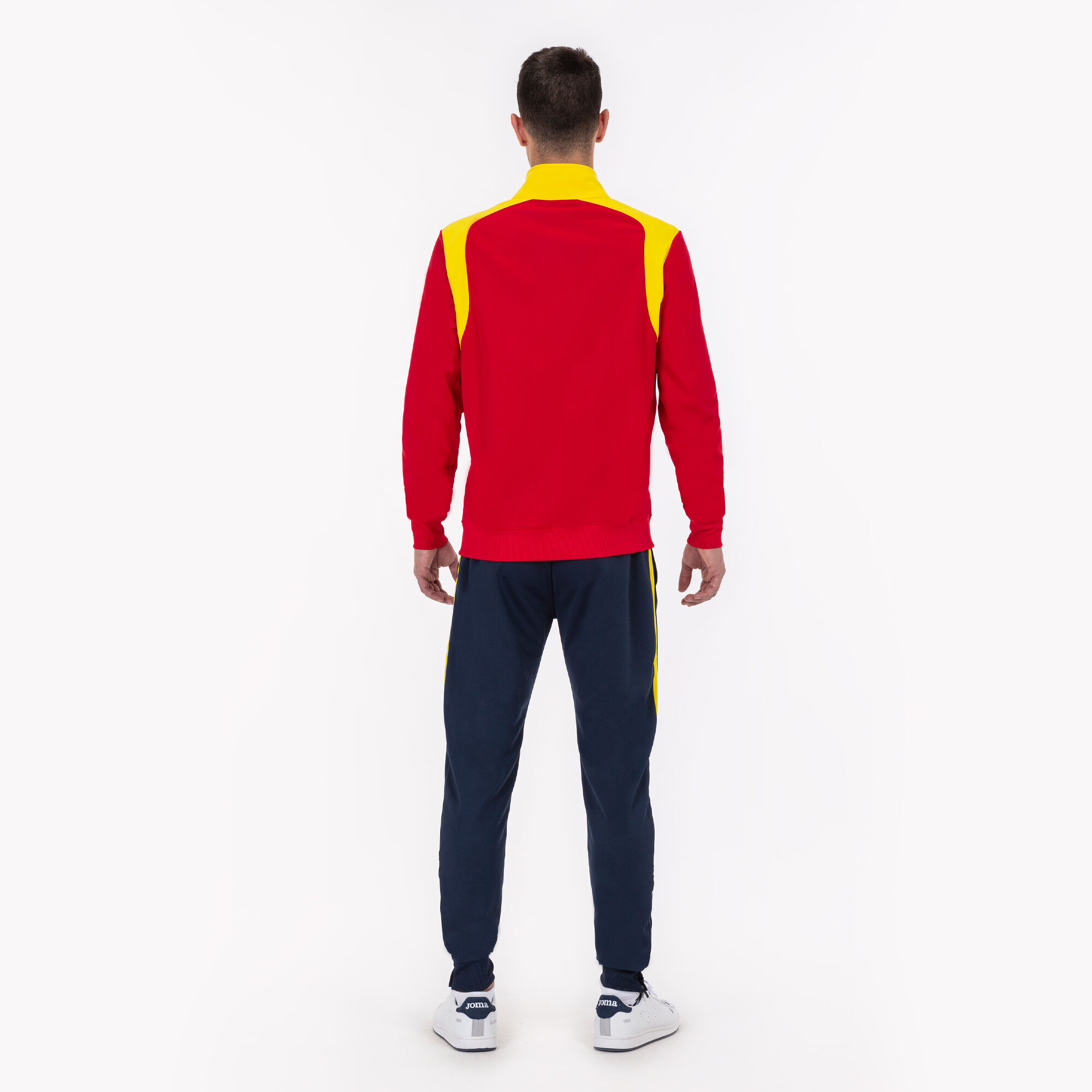 Red and yellow sweatsuit online