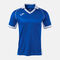 Polo shirt short-sleeve man Vintage Eco Retro royal blue white