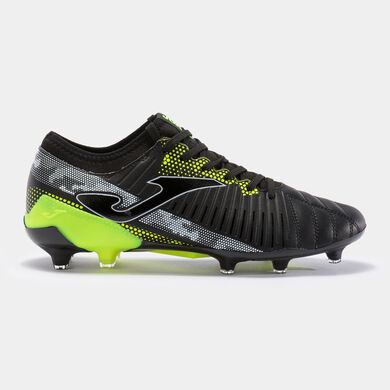Scarpe calcio Propulsion Cup 21 terreno solido FG nero giallo fluorescente