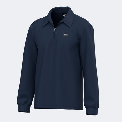 Polo shirt long-sleeve man Mimetic navy blue
