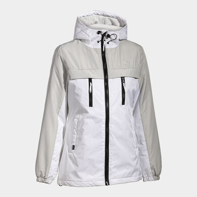Anorak femme Explorer blanc gris