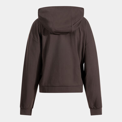 Sudadera con capucha mujer Resort marr&oacute;n