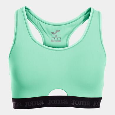 Sports bra woman Iconic green