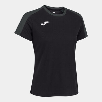 Tricou cu mânecă scurtă damă Eco Championship negru antracit