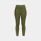 Legging long femme Indoor gym kaki