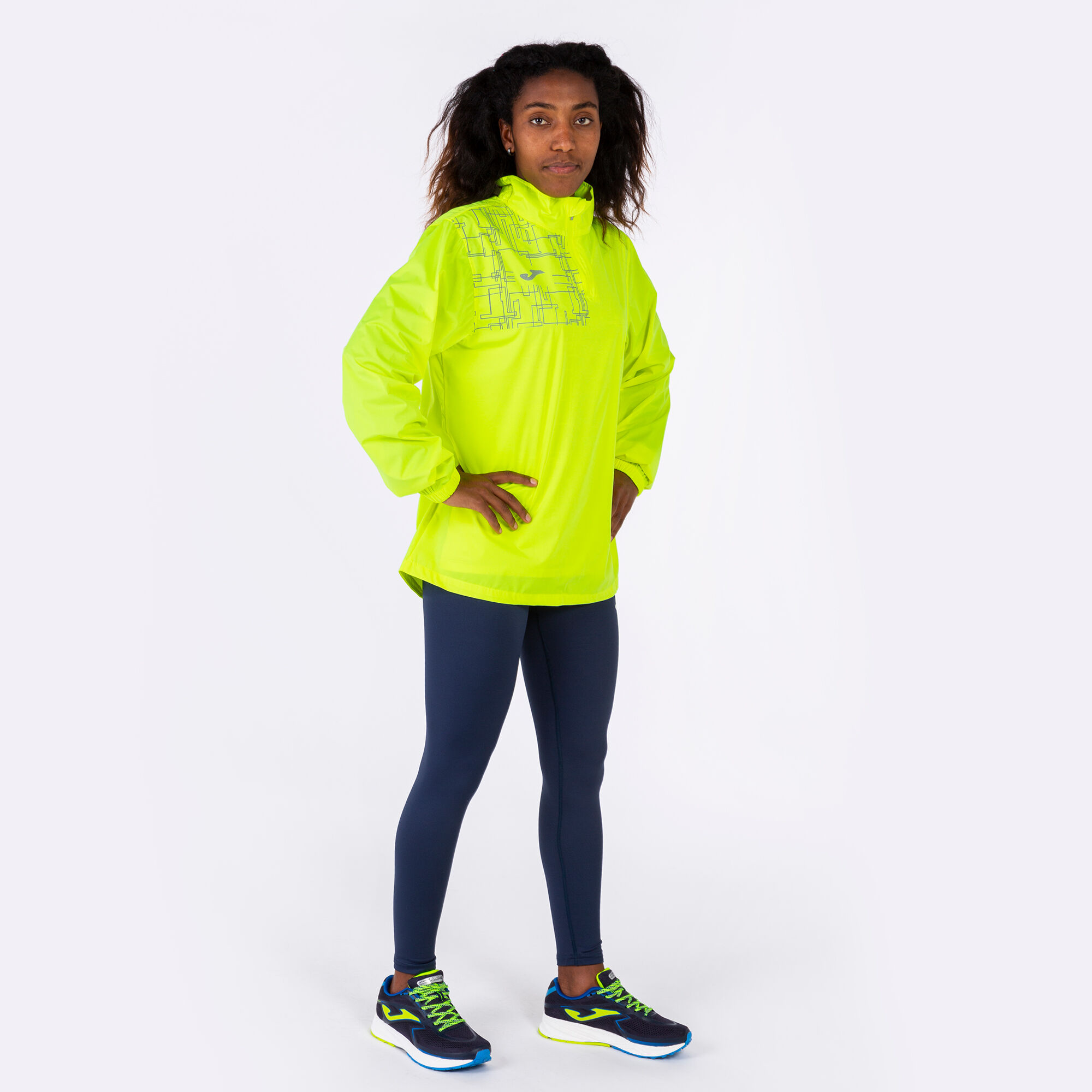 Sweat shirt femme Elite VIII jaune fluo JOMA