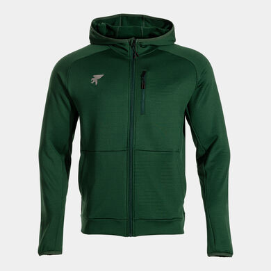 Hooded jacket man Mystic green