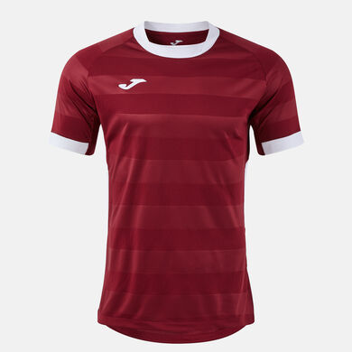 Tricou cu m&acirc;necă scurtă bărbaȚi Toletum VII bordo alb