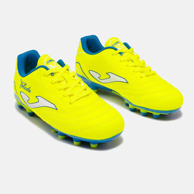Football boots Toledo Jr 26 firm ground FG junior lime