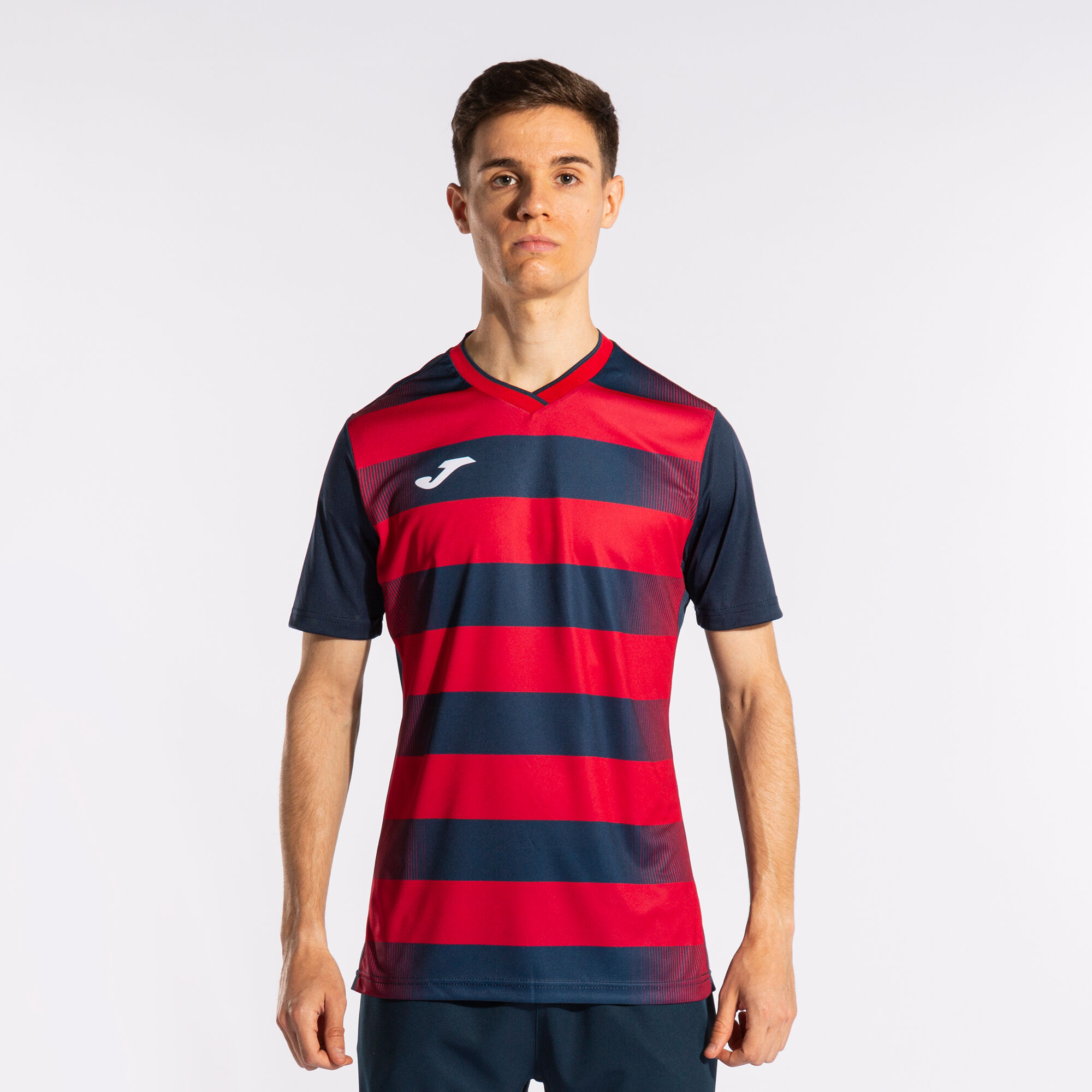 Maglia rosso blu calcio top