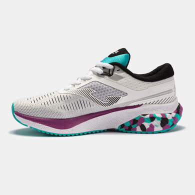 Zapatillas running Hispalis 22 mujer blanco negro