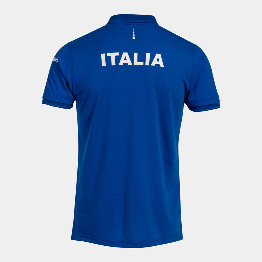 POLO MANGA CORTA FED. ITALIA TENIS