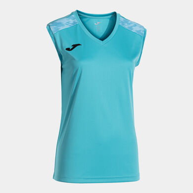 Camiseta sin mangas mujer Championship VIII turquesa fl&uacute;or
