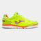 Scarpe calcio a 5 Top Flex Rebound 23 indoor verde fluorescente rosso