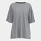 Camiseta manga corta mujer Soft gris