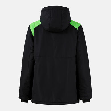 Anorak mulher Trivor II preto verde fluorescente