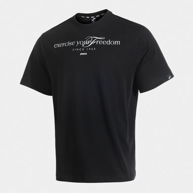 Tricou cu m&acirc;necă scurtă bărbaȚi Mimetic negru