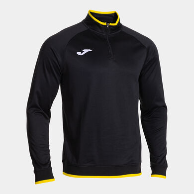 Sweatshirt man Combi Premium black yellow