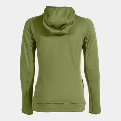 Giacca con cappuccio donna Mystic verde