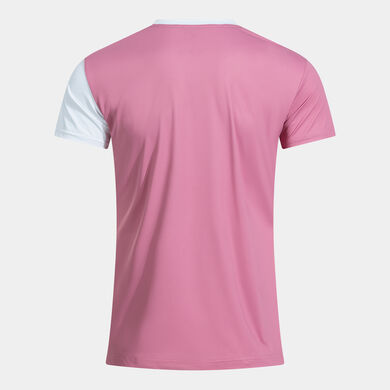 Camiseta manga corta hombre Challenge Deuce rosa blanco