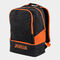 Mochila Estadio III preto laranja fluorescente