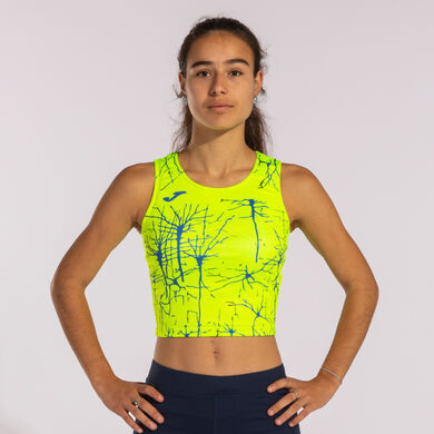 Top kobiety Elite IX fluorescencyjny zólty