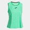 Sleeveless t-shirt woman Challenge turquoise