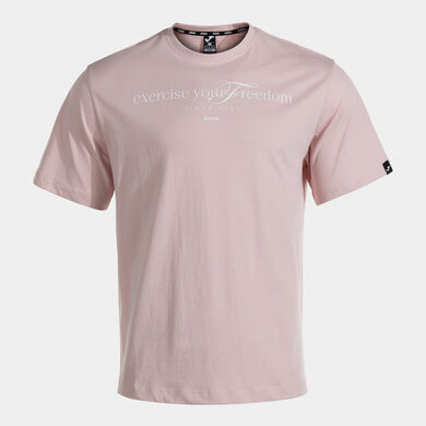 Tricou cu m&acirc;necă scurtă bărbaȚi Mimetic roz