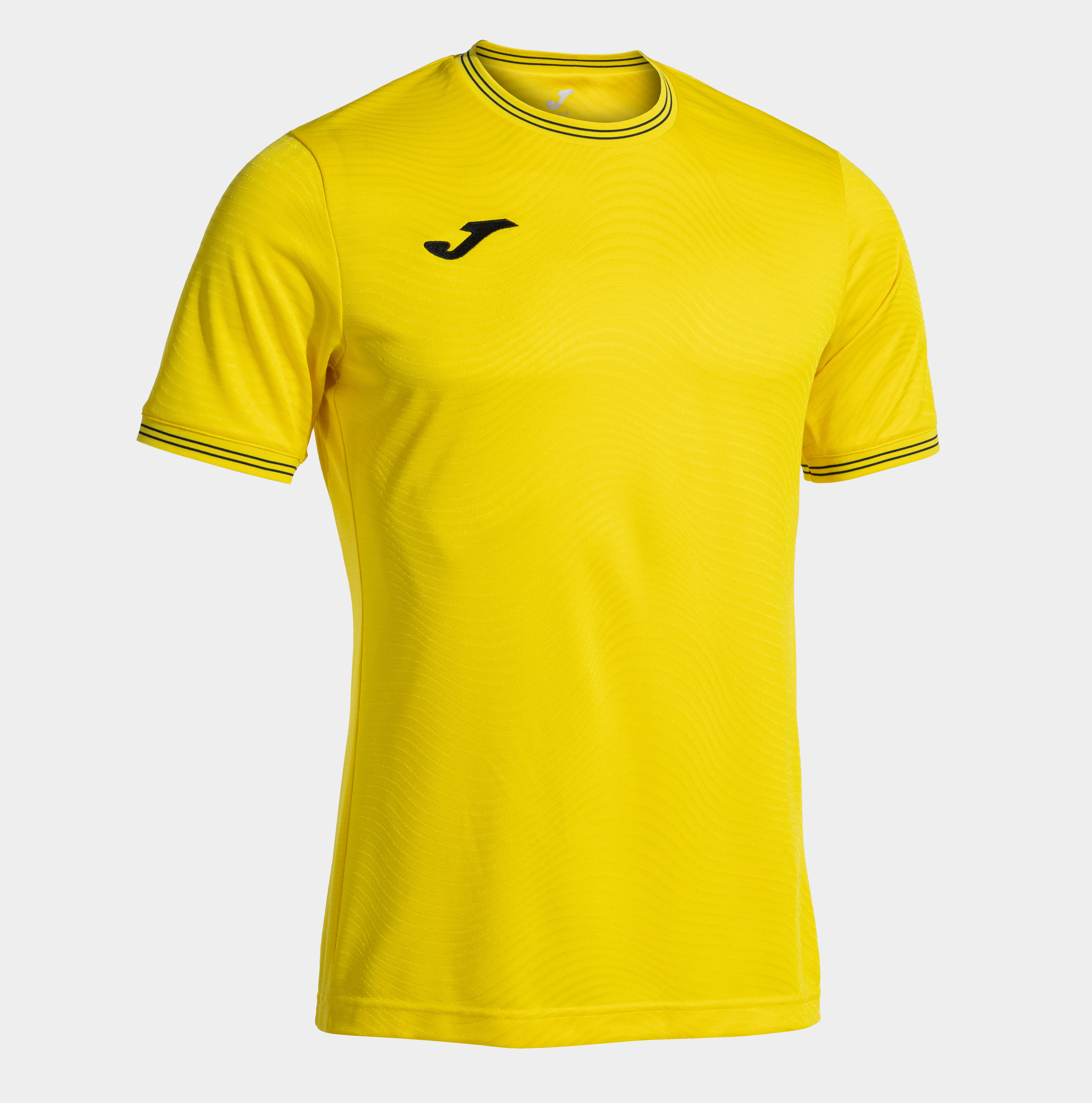 Camiseta manga corta hombre Toletum V amarillo