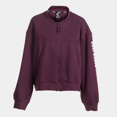Bomber woman Mimetic burgundy