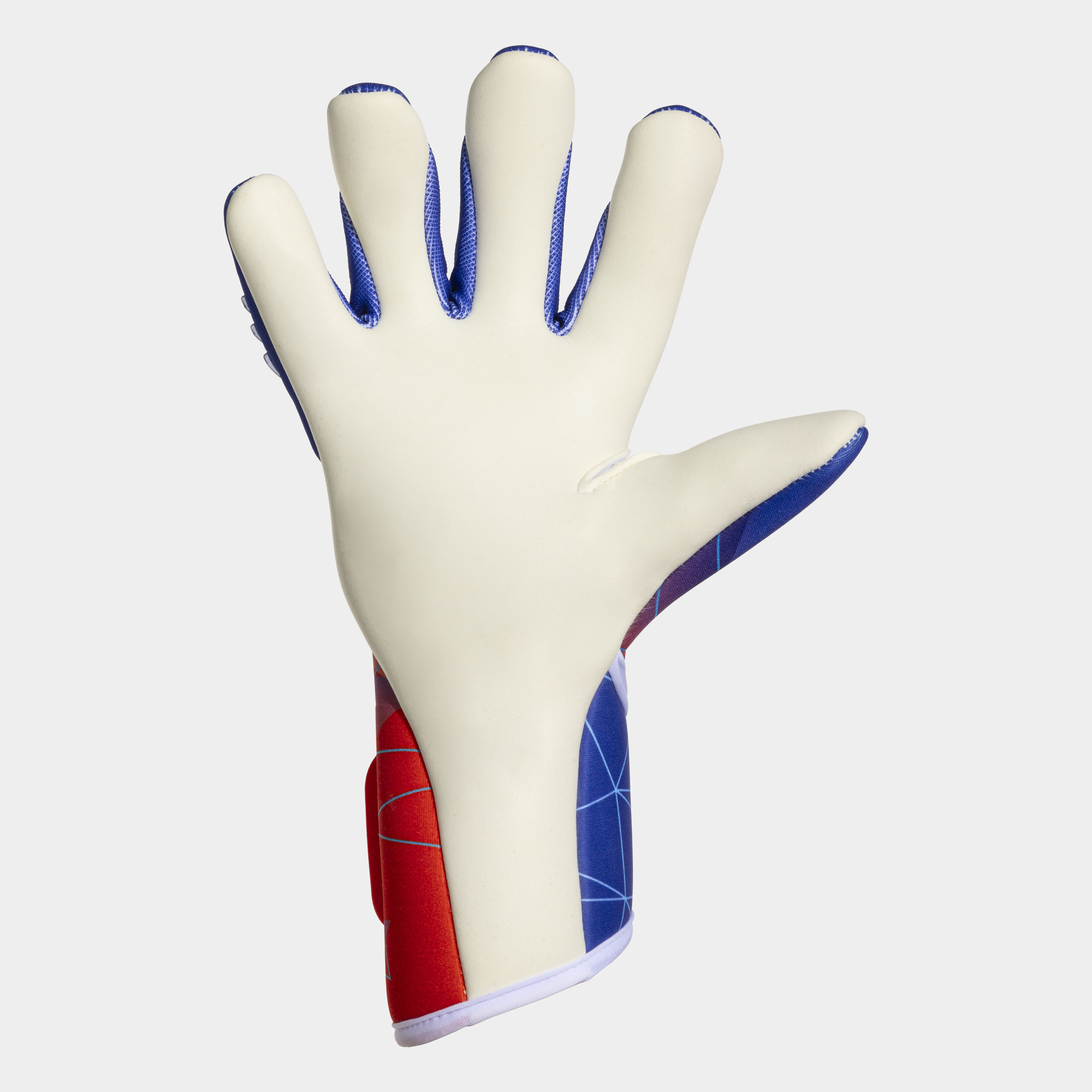Football goalkeeper gloves Area 24 red navy blue