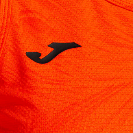 Camiseta Joma Challenge blanco logo naranja