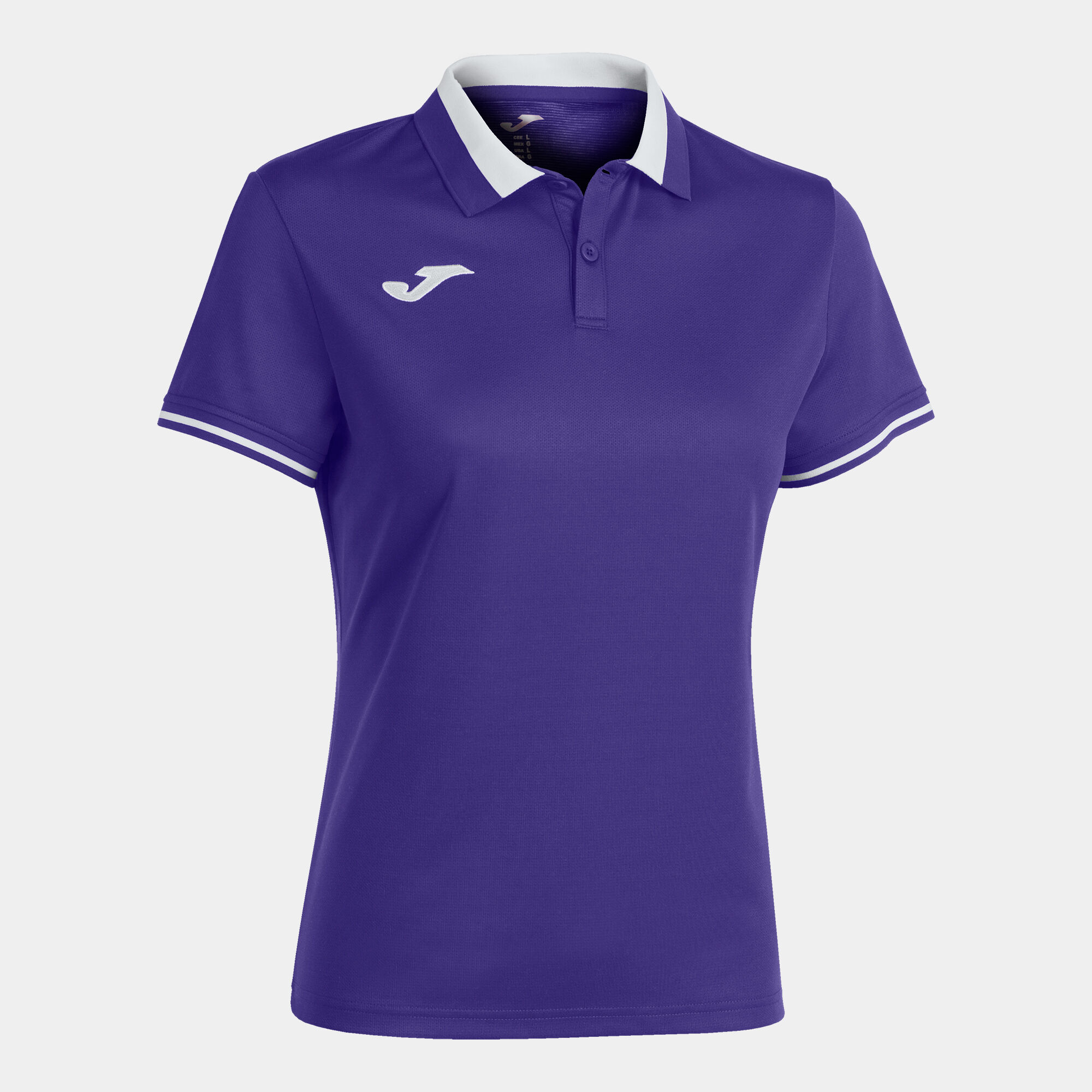 Polo shirt short-sleeve woman Championship VI purple white