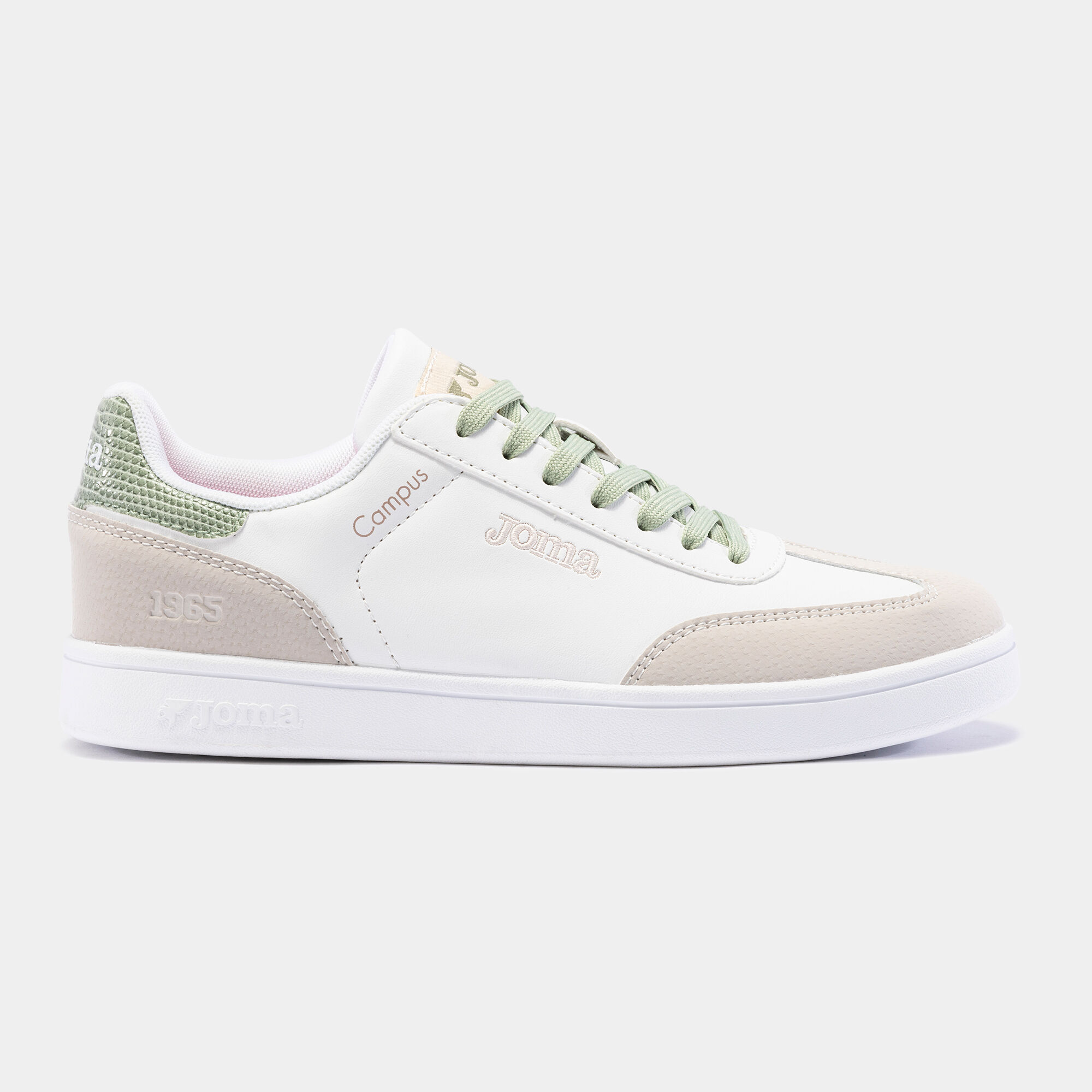 Casual shoes C.Campus Lady 24 woman white mx green