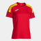 Camiseta manga corta mujer Championship VIII rojo amarillo