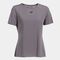 Camiseta manga corta mujer Indoor gym gris