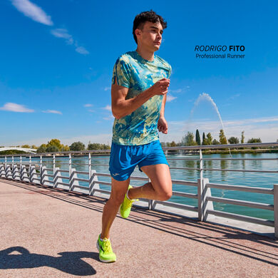 Shirt short sleeve man R-City Hydrogen lime